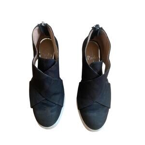 LINEA Paolo sneaker wedge heel in camouflage Size 5